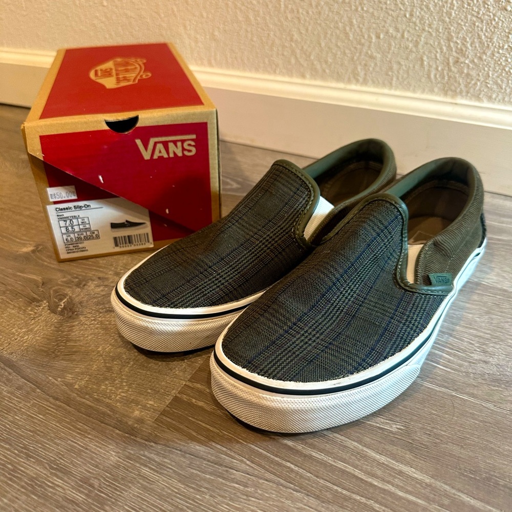 Vans Classic Slip-ons Plaid